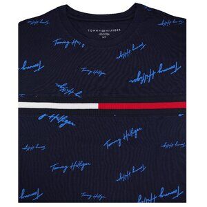 NWT TOMMY HILFIGER Men SS Crew Big Flag Logo T-Shirt Tee Regular Fit MSRP $44.50